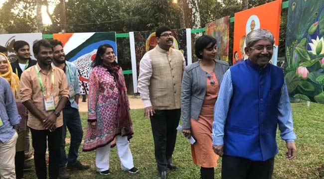 শ্রীমঙ্গলে মহাত্মা গান্ধীর স্মরণে আর্ট ক্যাম্প