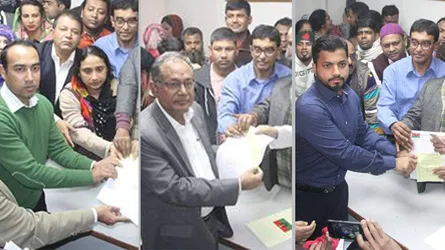 মেয়র পদে বিএনপির মনোনয়নপত্র নিলেন ৩ জন