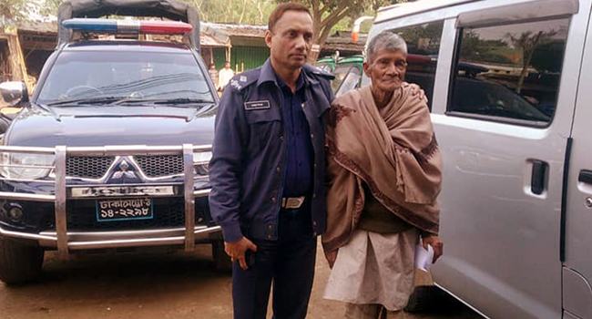 ওসির বদান্যতায় পৃথিবীর আলো দেখছেন বয়বৃদ্ধ