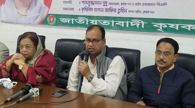 পুলিশ প্রশাসন ঘুমিয়ে থাকলে ভালো নির্বাচন হবে : শামসুজ্জামান দুদু
