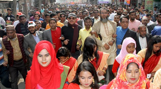 বগুড়ায় ছাত্রদলের ব্যাপক শোডাউন : গ্রেফতার ১৫