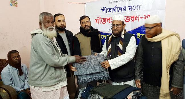 সিলেটে জামায়াতের শীতবস্ত্র বিতরণ