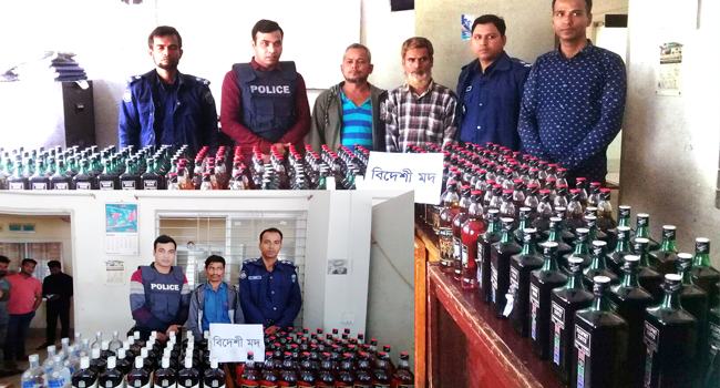 আনোয়ারায় বিশেষ অভিযান ৩৪ লাখ টাকা মূল্যের বিদেশি মদসহ গ্রেফতার ৩