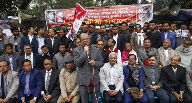 এমপি-মন্ত্রিত্ব ছেড়ে নির্বাচনী প্রচারণা চালান, কাদেরকে ফখরুল