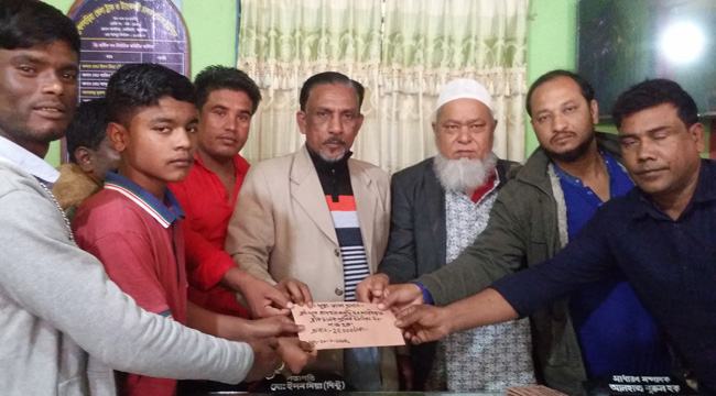 আশুগঞ্জে ৯টি শ্রমিক পরিবারকে আর্থিক সহায়তা