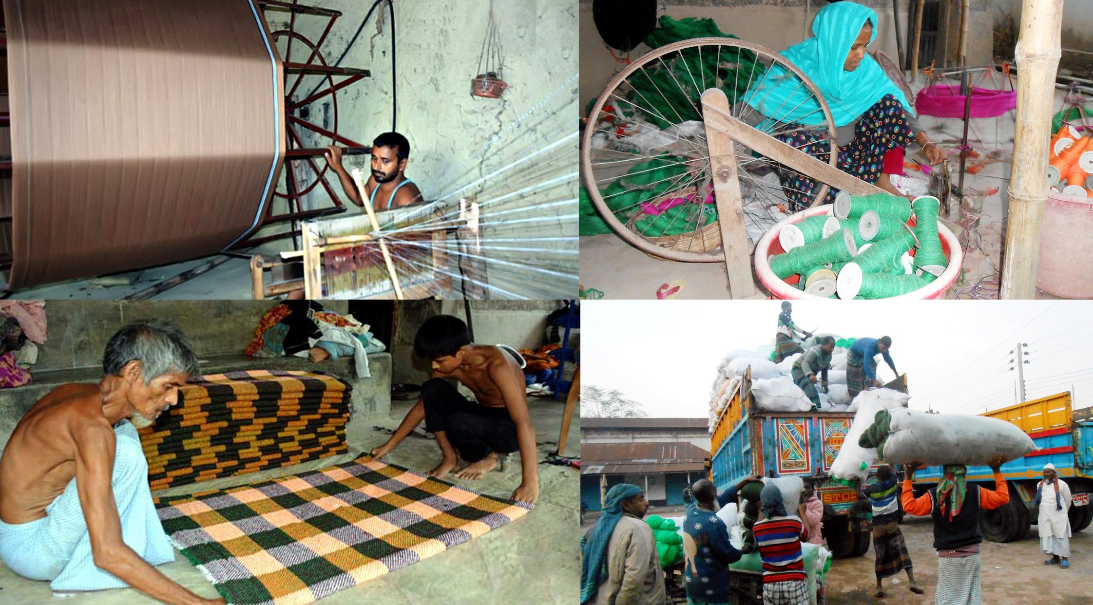 শাঁওইলের চাদর ও কম্বল যাচ্ছে মধ্যপ্রাচ্যে