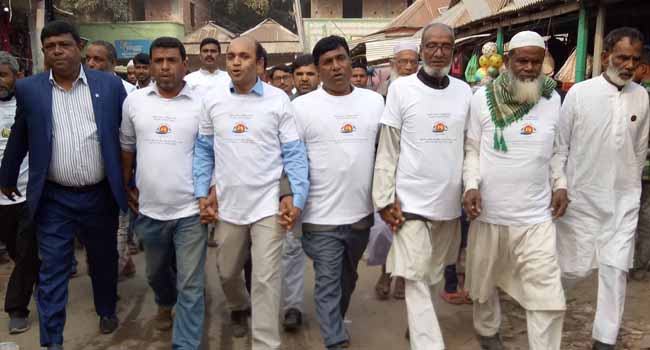বীর মুক্তিযোদ্ধা ও গুণীজনদের সংবর্ধনা দিয়েছে স্বপ্নের বাংলাদেশ
