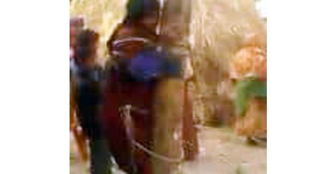 দেবর-ভাবীকে মেরে গাছের সাথে বেঁধে জায়গা দখল!