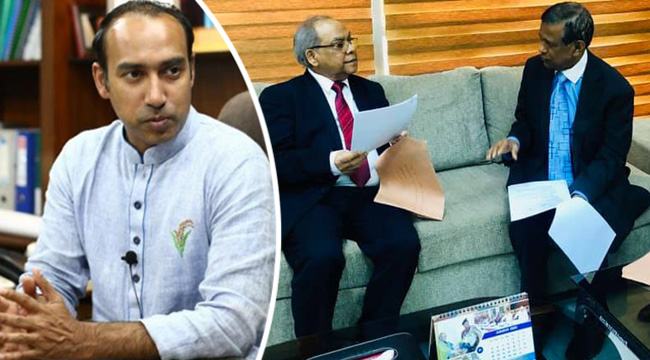 তাবিথের প্রার্থিতা বাতিল চেয়ে ইসিকে বিচারপতি মানিকের আইনি নোটিশ