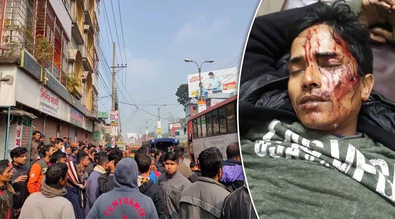 রংপুরে চাঁদা না দেয়ায় ব্যবসায়ীকে কুপিয়ে জখম