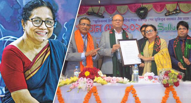 ‘সুলতান পদক’ পেলেন চিত্রশিল্পী ফরিদা জামান