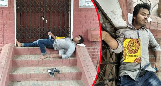 বরাদ্দ দেয়া সিট ফি‌রে পে‌তে ঢা‌বি ছা‌ত্রের আমরণ অনশন