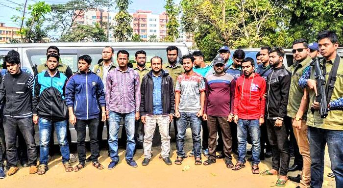 সিলেটে ‘আল্লাহর দলের’ ৯ সদস্য আটক