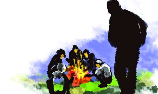 আগুন পোহানো শীত