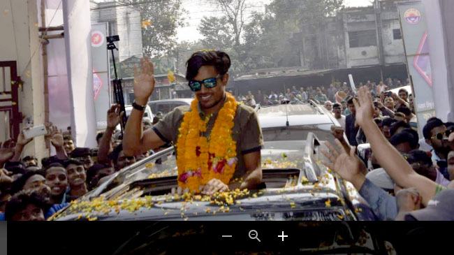 রংপুরবাসী বরণ করলো আকবরকে