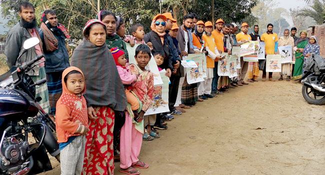 চলনবিলের পাখির জন্য অন্য রকম ভালোবাসা