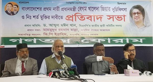 সরকার খালেদা জিয়াকে ভয় পায় : ড. মঈন খান