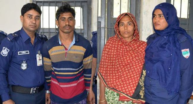 চৌগাছায় অস্ত্র ও মাদকসহ স্বামী-স্ত্রী আটক