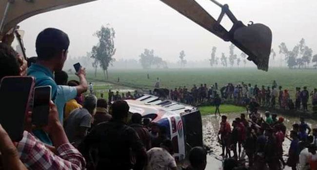 বগুড়ায় বাস-অটোরিকশা সংঘর্ষে দুজন নিহত