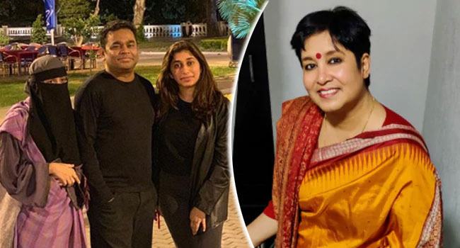 মেয়ের বোরকা নিয়ে মুখ খুললেন এ আর রহমান, ধুয়ে দিলেন তসলিমা নাসরিনকে