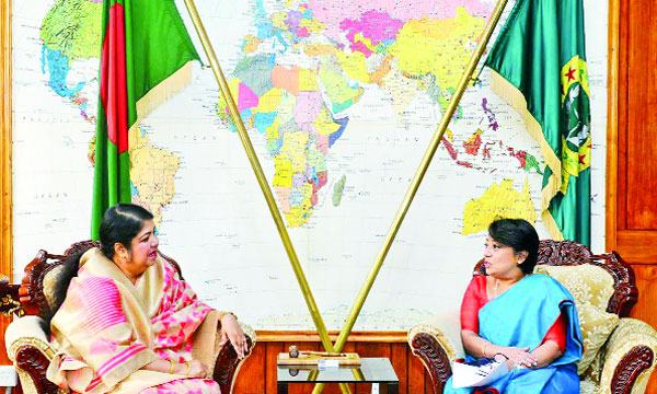 স্পিকারের সাথে ভারতীয় হাইকমিশনারের সাক্ষাৎ