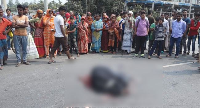 রংপুরে বাসচাপায় পথচারী বৃদ্ধা নিহত