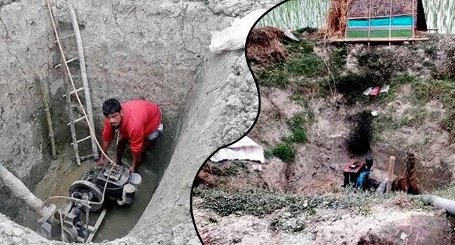 দিনাজপুরে নিচে নেমে যাচ্ছে পানির স্তর