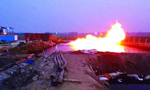 ব্রাহ্মণবাড়িয়ার নবীনগরে নতুন গ্যাস কূপের সন্ধান