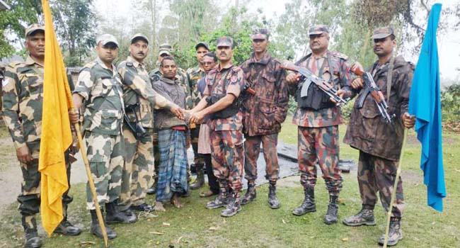 মানসিক ভারসম্যহীন যুবককে ফেরত দিলো বিএসএফ