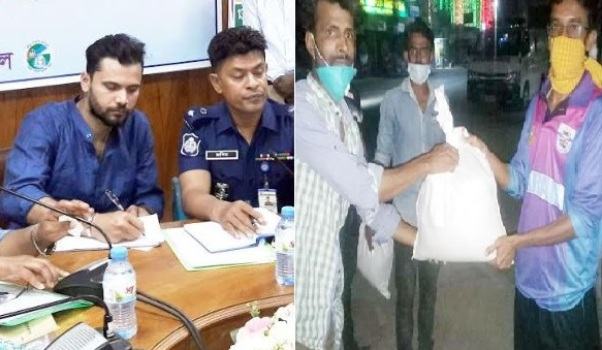 মাশরাফির চাল পেয়ে খুশি হতদরিদ্ররা, দিচ্ছেন ‘পিপিই’ও