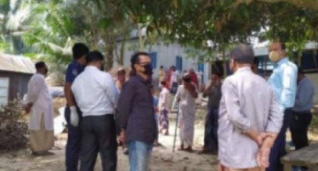 ব্যবসায়ীর মৃত্যুর পর করোনা আতঙ্কে এলাকা লকডাউন