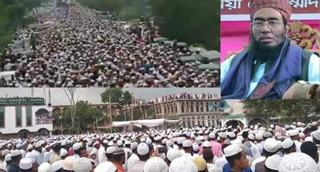 যুবায়ের আহমেদ আনসারীর জানাজায় মানুষের ঢল