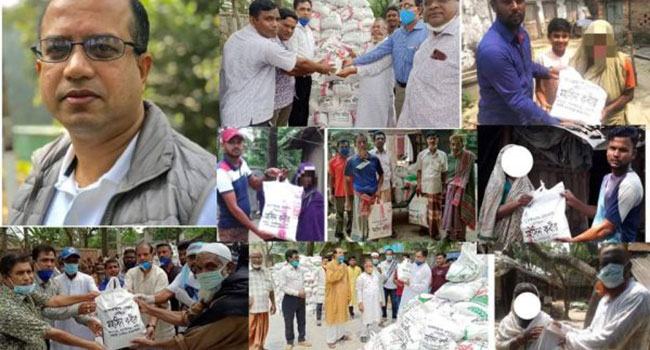 যশোরের শার্শায় ৬৫০০ পরিবারের মাঝে বিএনপি নেতা মহসিন কবীরের উদ্যোগে খাদ্যসামগ্রী বিতরণ