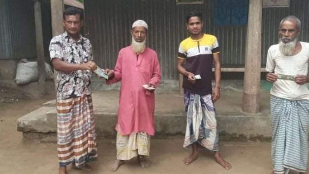 তাহিরপুরে ৪৫০টি পরিবারকে নগদ অর্থ সহায়তা