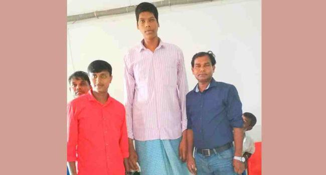 দেশের দীর্ঘ মানব জিন্নাত আলী আর নেই
