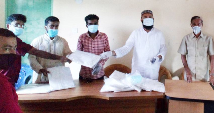ওসমানীনগরে সাংবাদিকদের পিপিই প্রদান
