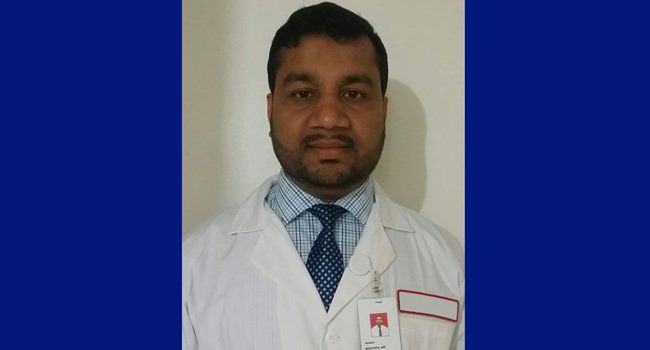 রংপুর মেডিকেলের সাবেক শিক্ষার্থী এখন নিউইয়র্কের করোনা যোদ্ধা