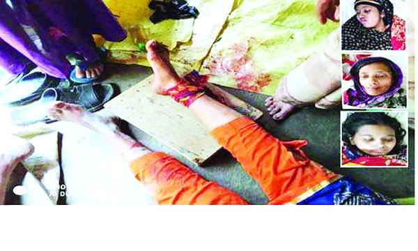 বাউফলে ইউপি সদস্যের নেতৃত্বে  তিন নারীকে বিবস্ত্র করে নির্যাতন