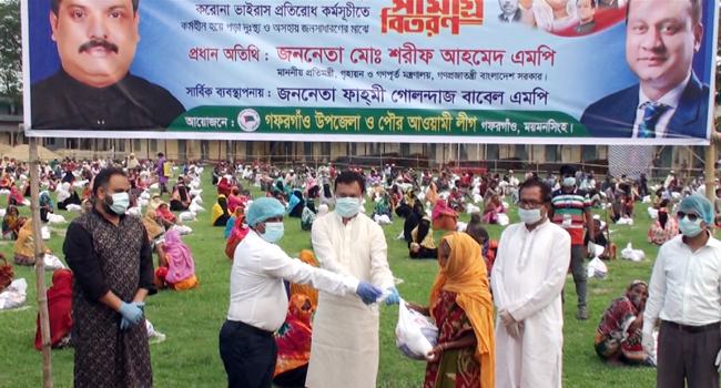 গফরগাঁওয়ে ৫০ হাজার মানুষকে খাদ্য সহায়তা