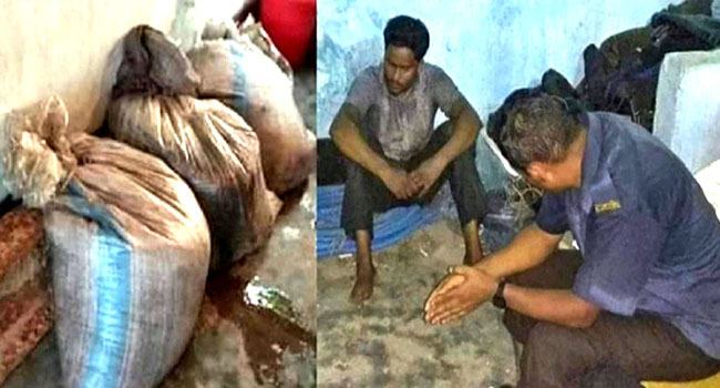 দিনাজপুরে ট্রেন থামিয়ে তেল চুরির সময় চালকসহ ৩ জন আটক