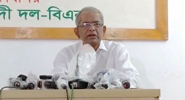 সরকার স্বাস্থ্য খাতের উন্নয়নে কিছুই করেনি : মির্জা ফখরুল