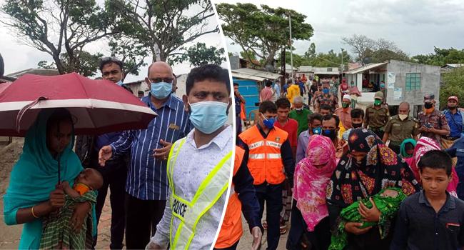 সাতক্ষীরায় ঝুকিপূর্ণ লোকদের সারিয়ে আনা হচ্ছে আশ্রয়কেন্দ্রে
