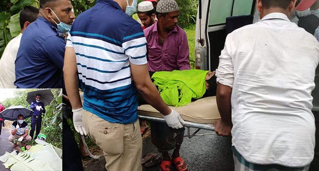 সড়কে অজ্ঞান হয়ে থাকা নারীকে উদ্ধার করে হাসাপাতালে নিলেন ওসি