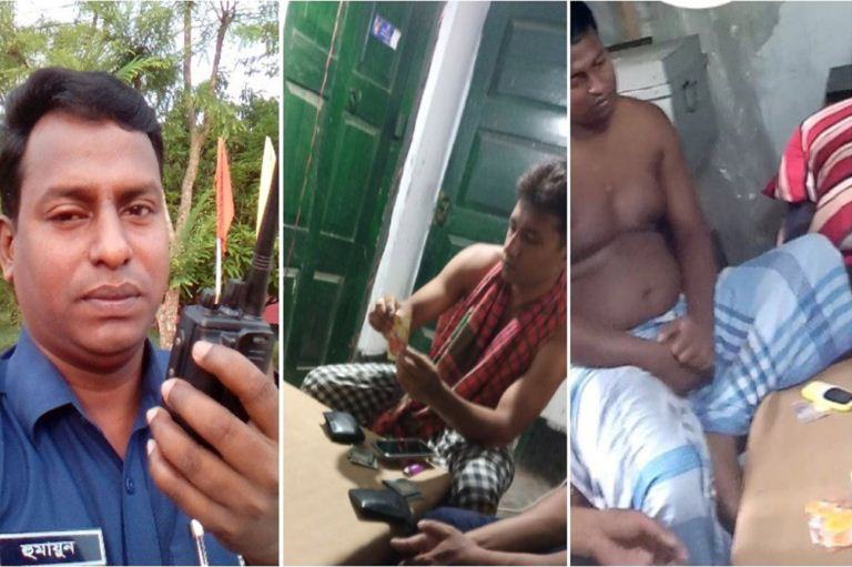 থানার আবাসিক ভবনেই জুয়াড় আসর, দুই পুলিশ প্রত্যাহার