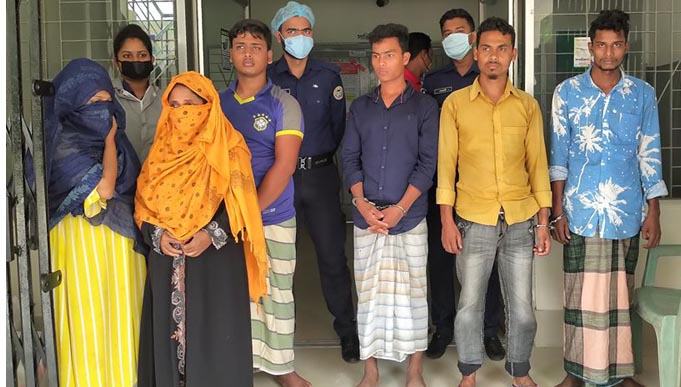 প্রেমিকের সাথে পালিয়ে যাওয়ার সময় কলেজ ছাত্রীকে ধর্ষণ, গ্রেফতার ৬