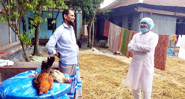 সোনারগাঁওয়ে করোনায় আক্রান্ত পরিবারে পুষ্টিকর খাবার বিতরণ