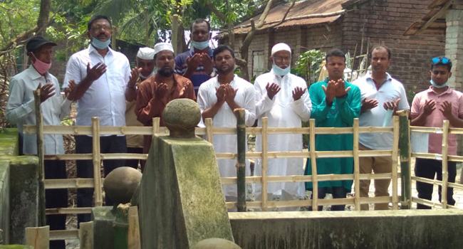 সাবেক এমপি আবু সাঈদের কবর জিয়ারত করলেন বিএনপি নেতারা
