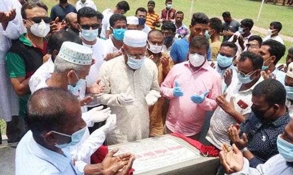 ভালুকায় চারতলা মাদরাসা ভবণের ভিত্তিপ্রস্তর স্থাপন