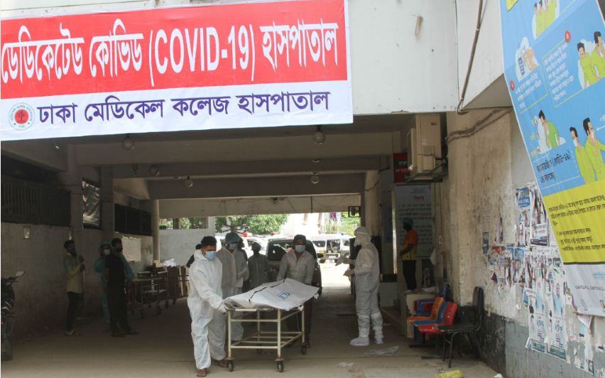 ঢামেক করোনা ইউনিটে ২৪ ঘন্টায় ২০ জনের মৃত্যু