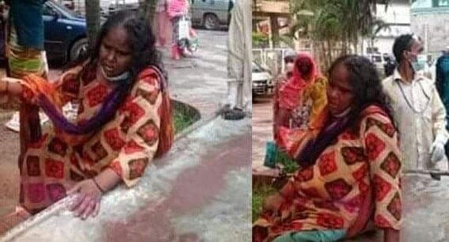 করোনা আক্রান্ত মাকে মেডিক্যালের গেটে ফেলে পালিয়ে গেল ছেলে